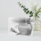 モノクロウィッチフルムーンブルーム魔法呪文 ポストカード (スタンド正面)