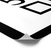 モノクロウィナーヴェルクスタエットオブアメリカ ポスター (角)