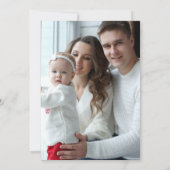 モノクロウィンタークリスマスパーティーフォト招待状 シーズンカード (裏面)