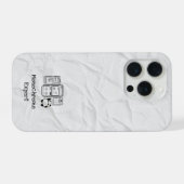 モノクロエキスパートiPhoneケース iPhoneケース (裏面横)