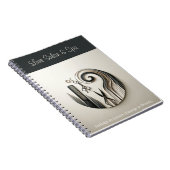 モノクロエレガンスサロン&スパノート ノートブック (右側)