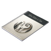 モノクロエレガンスサロン&スパノート ノートブック (左側)