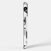 モノクロエレガンススマホケース Case-Mate iPhoneケース (裏面 / 右)