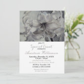 モノクロエレガントパーティーイベント招待状 招待状 (スタンド正面)