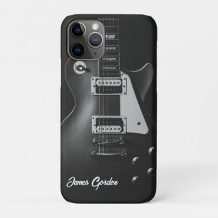 モノクロエレキギターパーソナライズされた iPhone 11 PROケース