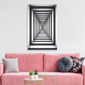 モノクロオデッセイ キャンバスプリント (インサイチュ (リビング))