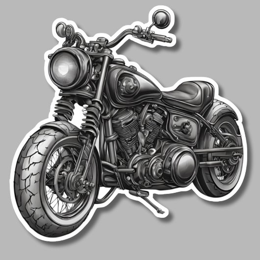 モノクロオートバイ防水 シール