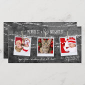 モノクロカポップ・アートのーメリーの休日3 – フォトカード (正面/裏面)