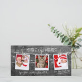 モノクロカポップ・アートのーメリーの休日3 – フォトカード (スタンド正面)