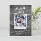 モノクロカラーポップ・アートのフォトクリスムカカード (スタンド正面)