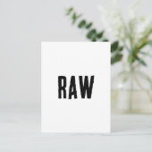 モノクロカラー RAW ポストカード (スタンド正面)