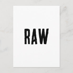 モノクロカラー RAW ポストカード