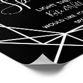 モノクロクリスタルジオ結婚スパーカー ポスター (角)