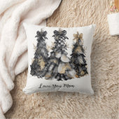 モノクロクリスマスボール(お祭り投げ枕) クッション (ブランケット)