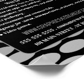 モノクログラフィック、グラフィックデザ広告イナー ポスター (角)