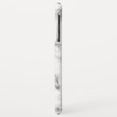 モノクログラム小麦ローレル黒と白大理石 Case-Mate iPhoneケース (裏面/左)