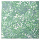 モノクログリーンマーブル タイル (正面)