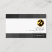 モノクログ素晴らしレーストライプマンパワー 名刺 (裏面)