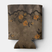 モノクロゴシックフローラモノグラム 缶クーラー (裏面)