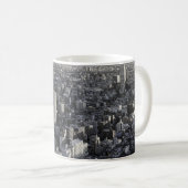 モノクロシティの雰囲気 コーヒーマグカップ (正面右)