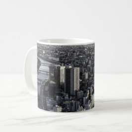 モノクロシティの雰囲気 コーヒーマグカップ