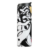 モノクロシュールレアリスム：ゴシックデザインをアニメート タンブラー (回転左)