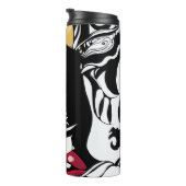 モノクロシュールレアリスム：ゴシックデザインをアニメート タンブラー (回転右)