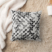 モノクロジオメトモダンリメタボールパターン クッション (ブランケット)