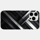モノクロジオメトリ Case-Mate iPhoneケース (裏面 (横))