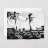 モノクロジプニーはがき ポストカード (正面/裏面)