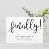 モノクロスクリプトの最後の婚約パーティ 招待状 (スタンド正面)