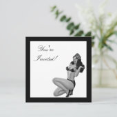 モノクロスタイルのピンナップガール20 招待状 (スタンド正面)