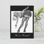 モノクロスタイルのピンナップガール 19 招待状 (スタンド正面)