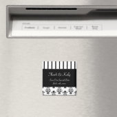 モノクロストライプ、モノグラムバロック マグネット (インサイチュ (食洗機))