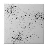 モノクロスプラッシュ – 芸術的セラミックタイル タイル (正面)