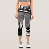 モノクロスワールカプリレギンス カプリレギンス (正面)