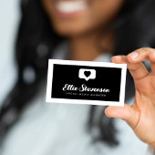 モノクロソーシャルメディアマネージャーQRコード 名刺