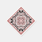 モノクロタイル スタンダードカクテルナプキン (角)