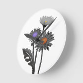 モノクロダイシス壁時計 ラウンド壁時計 (傾斜)