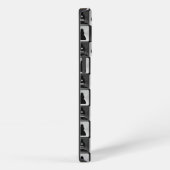 モノクロチェスパターン iPhoneケース (右側面)