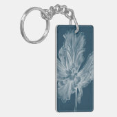 モノクロチューリップII キーホルダー (正面左)