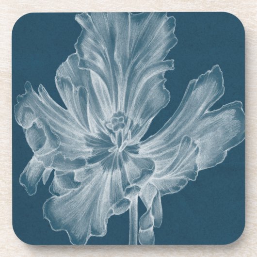 モノクロチューリップII コースター (正面)