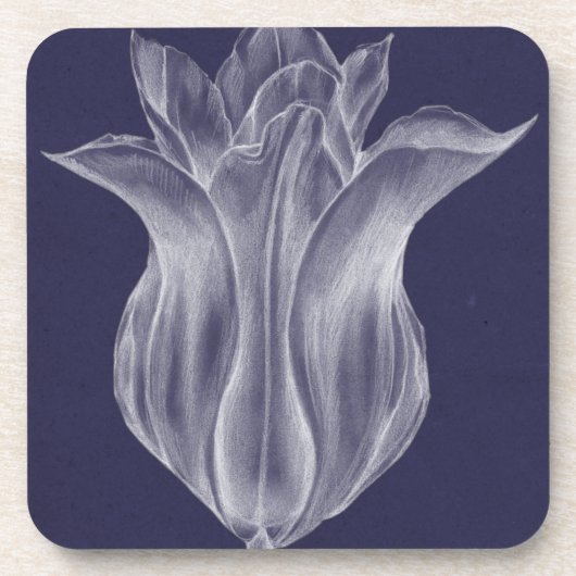 モノクロチューリップIII コースター (正面)