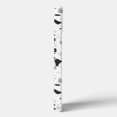 モノクロテラゾパターン Case-Mate iPhoneケース (裏面 / 右)