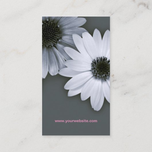 モノクロデイジーの名刺 名刺 (裏面)