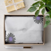 モノクロデイジーティッシュペーパー 薄葉紙 (ギフト)