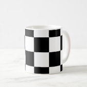 モノクロデザイン コーヒーマグカップ (正面右)