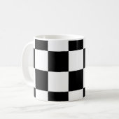 モノクロデザイン コーヒーマグカップ (正面左)