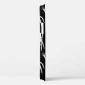 モノクロハロウィーンの継ぎ目のない模様と骨。  Case-Mate iPhoneケース (裏面 / 右)