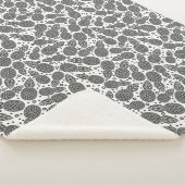 モノクロパイナップル シェルパブランケット (3/4)